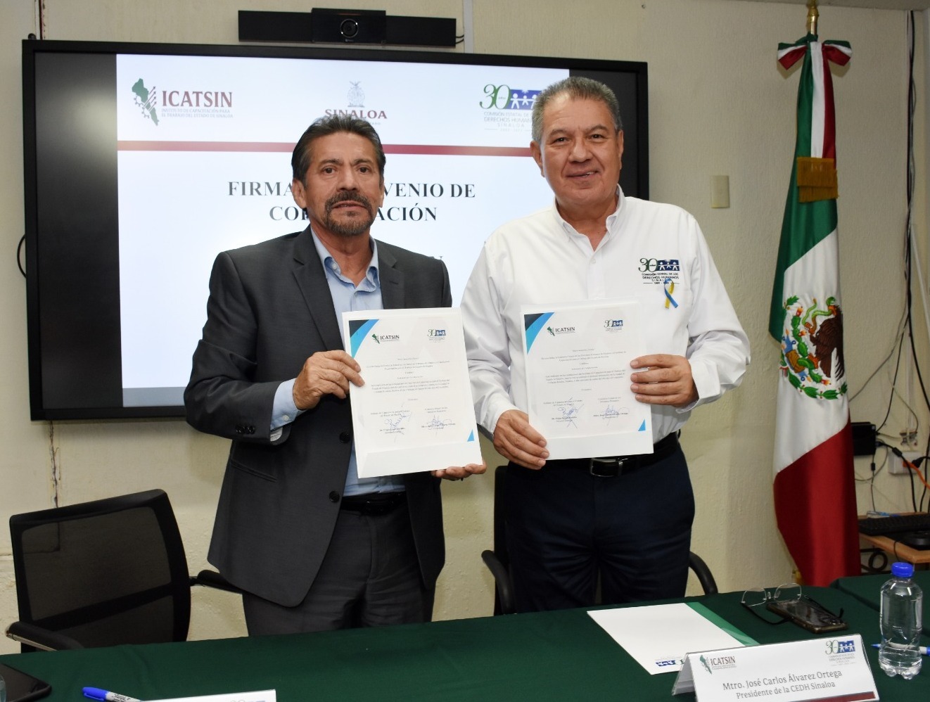 ICATSIN FIRMA CONVENIO DE COLABORACIÓN CON LA CEDH