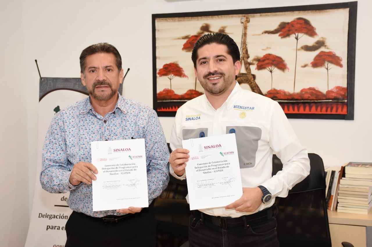 ICATSIN Y LA DELEGACIÓN DE PROGRAMAS FEDERALES PARA EL BIENESTAR EN EL ESTADO FIRMAN CONVENIO DE COLABORACIÓN