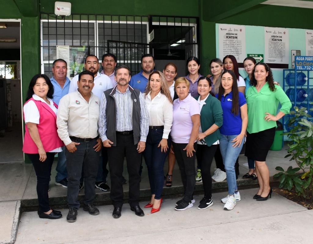DIRECTOR GENERAL DE ICATSIN SUPERVISA OBRAS EN EL PLANTEL SALVADOR ALVARADO