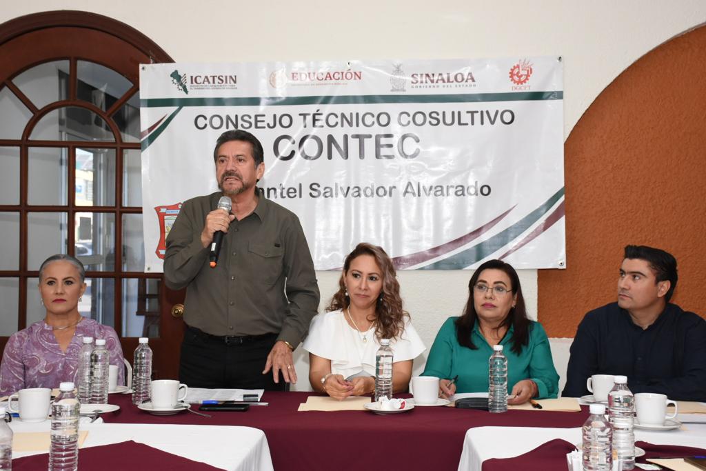 PLANTEL ICATSIN SALVADOR ALVARADO REALIZA REUNIÓN CONTEC