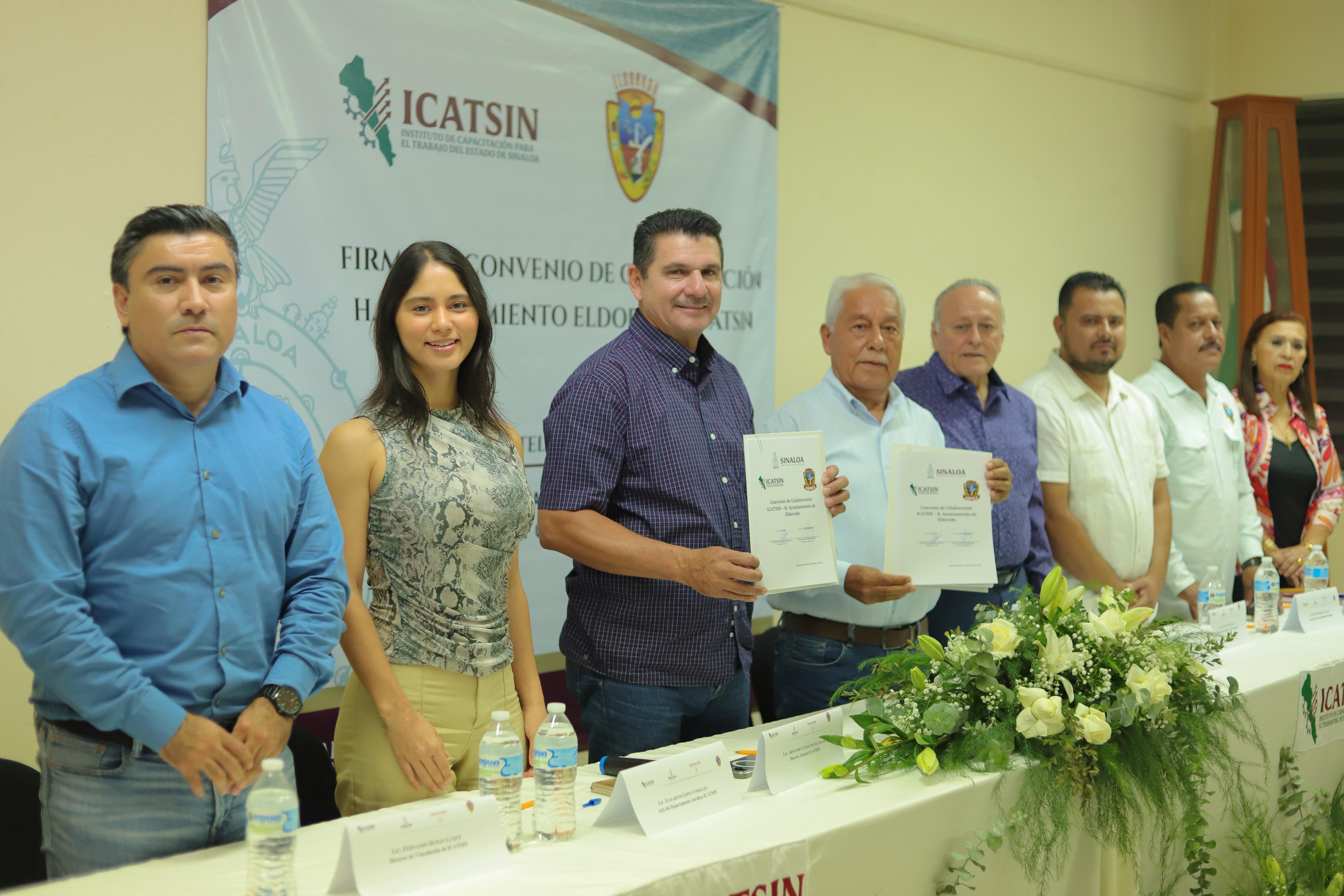  ICATSIN FIRMA ALIANZA CON EL AYUNTAMIENTO DE ELDORADO