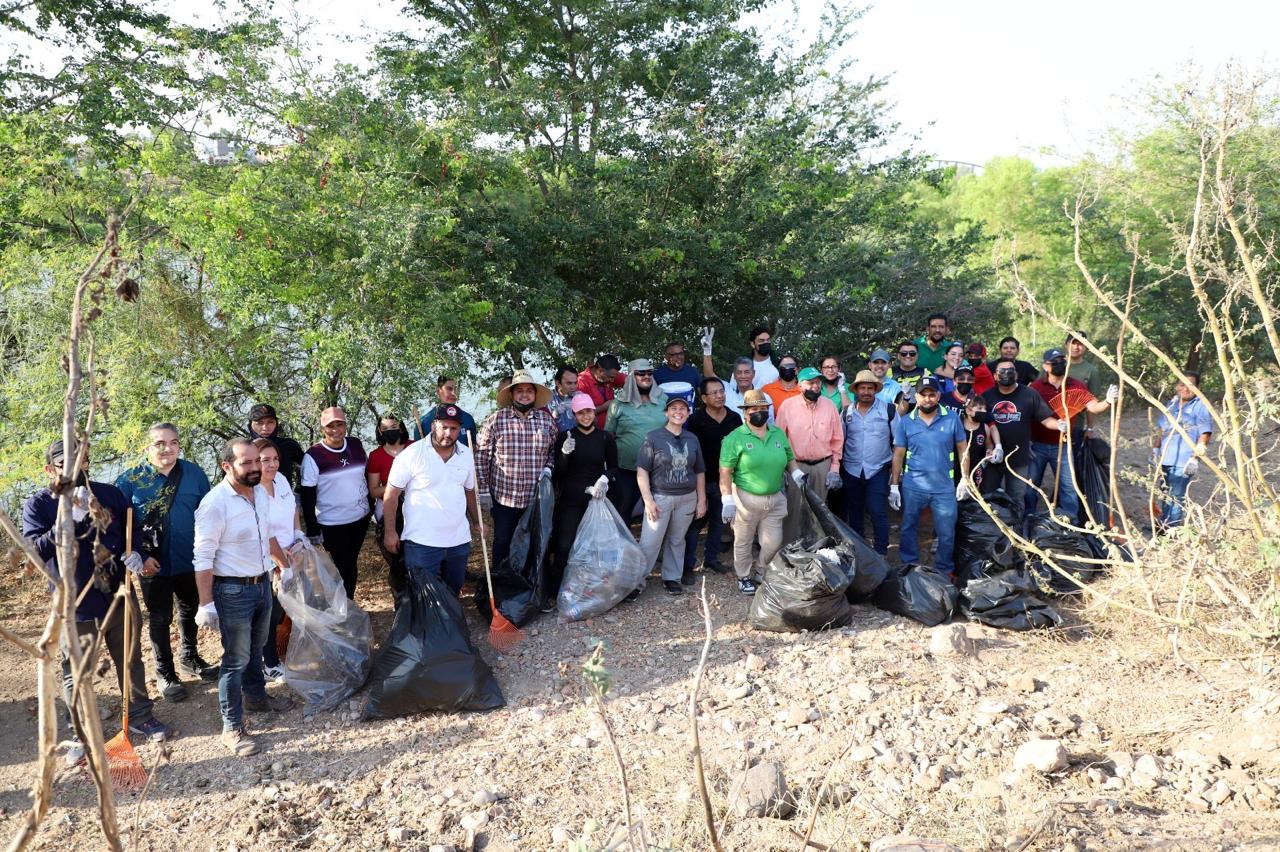 SE SUMA ICATSIN AL CUIDADO DEL MEDIO AMBIENTE CON LA LIMPIEZA DE RÍOS