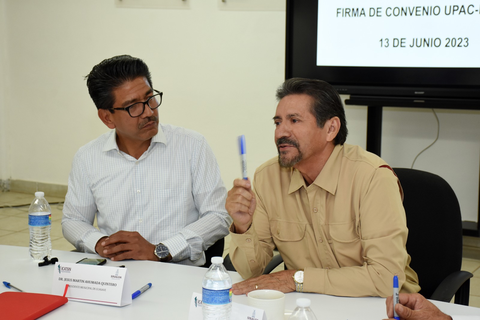 ICATSIN FIRMA CONVENIOS CON AYUNTAMIENTO DE GUASAVE Y LA ASOCIACIÓN UNIDOS PARA AYUDAR